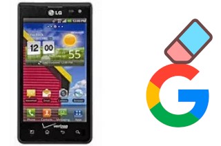 Come eliminare l'account Google su LG Lucid 4G VS840