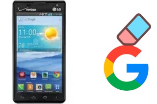 Come eliminare l'account Google su LG Lucid2 VS870