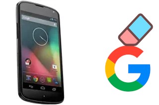 Come eliminare l'account Google su LG Nexus 4 E960