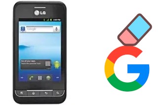 Come eliminare l'account Google su LG Optimus 2 AS680