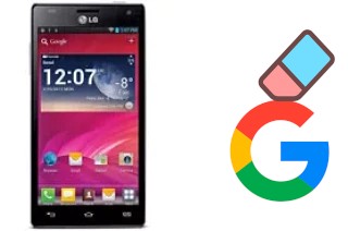 Come eliminare l'account Google su LG Optimus 4X HD P880