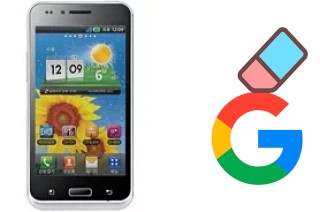 Come eliminare l'account Google su LG Optimus Big LU6800