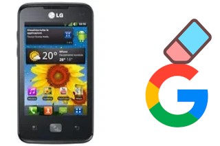 Come eliminare l'account Google su LG Optimus Hub E510