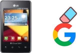 Come eliminare l'account Google su LG Optimus L2 II