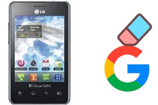 Come eliminare l'account Google su LG Optimus L3 E405