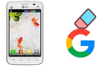 Come eliminare l'account Google su LG Optimus L4 II Tri E470