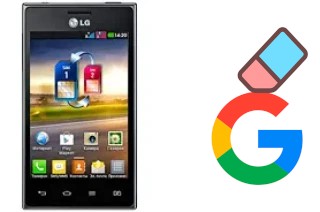 Come eliminare l'account Google su LG Optimus L5 Dual E615