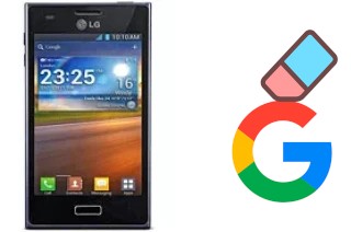 Come eliminare l'account Google su LG Optimus L5 E610