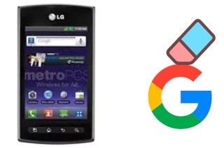 Come eliminare l'account Google su LG Optimus M+ MS695