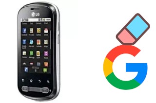 Come eliminare l'account Google su LG Optimus Me P350