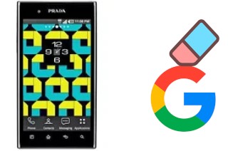 Come eliminare l'account Google su LG Prada 3.0