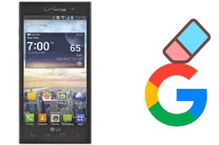 Come eliminare l'account Google su LG Spectrum II 4G VS930