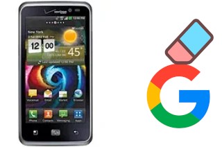 Come eliminare l'account Google su LG Spectrum VS920