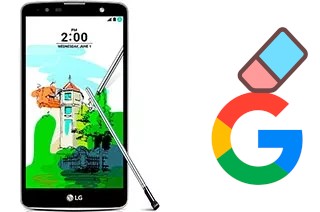 Come eliminare l'account Google su LG Stylus 2 Plus