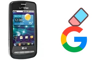 Come eliminare l'account Google su LG Vortex VS660