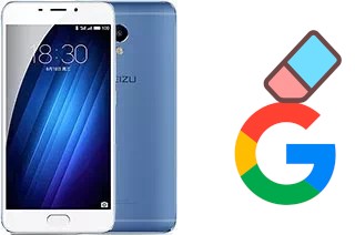 Come eliminare l'account Google su Meizu M3e