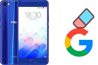 Come eliminare l'account Google su Meizu M3x