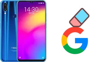 Come eliminare l'account Google su Meizu Note 9