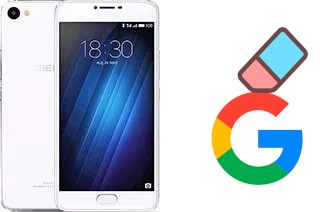 Come eliminare l'account Google su Meizu U20