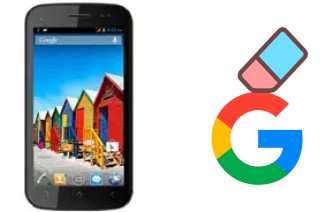 Come eliminare l'account Google su Micromax A110Q Canvas 2 Plus