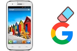 Come eliminare l'account Google su Micromax A115 Canvas 3D