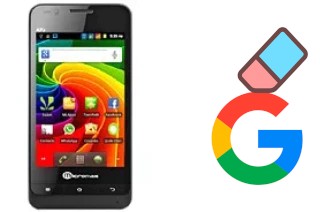 Come eliminare l'account Google su Micromax A73