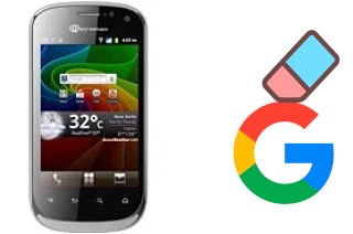 Come eliminare l'account Google su Micromax A75