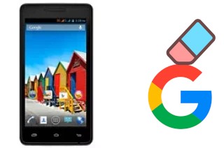 Come eliminare l'account Google su Micromax A76