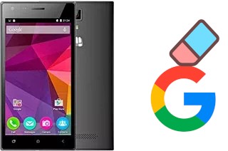 Come eliminare l'account Google su Micromax Canvas xp 4G Q413