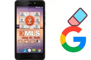 Come eliminare l'account Google su MLS IQS71