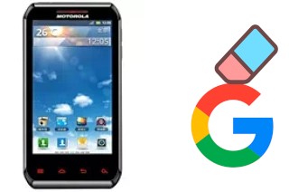 Come eliminare l'account Google su Motorola XT760