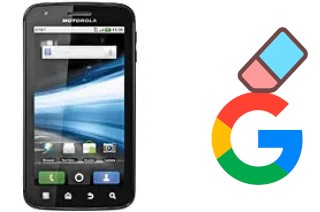 Come eliminare l'account Google su Motorola ATRIX 4G