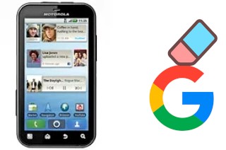 Come eliminare l'account Google su Motorola DEFY