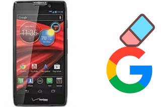 Come eliminare l'account Google su Motorola DROID RAZR MAXX HD