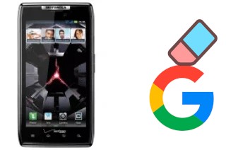 Come eliminare l'account Google su Motorola DROID RAZR XT912