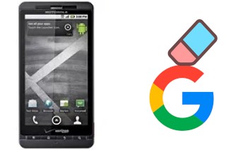 Come eliminare l'account Google su Motorola DROID X