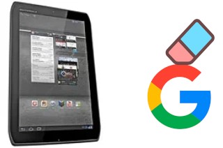 Come eliminare l'account Google su Motorola DROID XYBOARD 8.2 MZ609