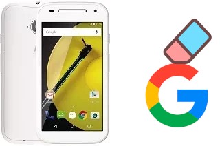 Come eliminare l'account Google su Motorola Moto E Dual SIM (2nd gen)