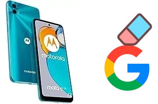 Come eliminare l'account Google su Motorola Moto E22s