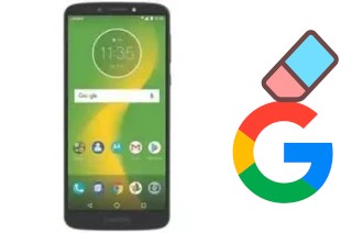 Come eliminare l'account Google su Motorola Moto E5 Supra