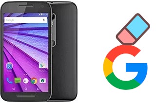 Come eliminare l'account Google su Motorola Moto G (3rd gen)