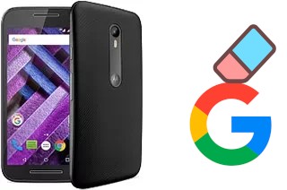 Come eliminare l'account Google su Motorola Moto G Turbo Edition