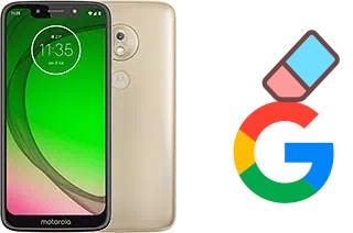 Come eliminare l'account Google su Motorola Moto G7 Play