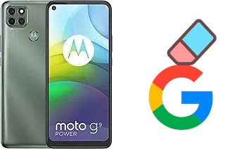 Come eliminare l'account Google su Motorola Moto G9 Power