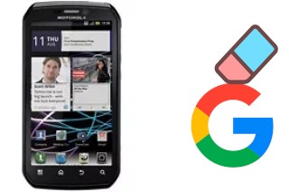 Come eliminare l'account Google su Motorola Photon 4G MB855