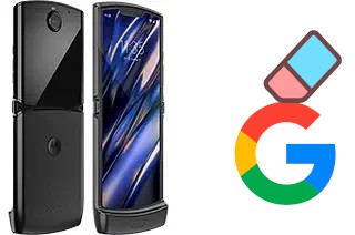 Come eliminare l'account Google su Motorola Razr 2019