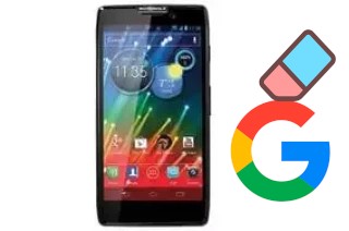 Come eliminare l'account Google su Motorola RAZR HD