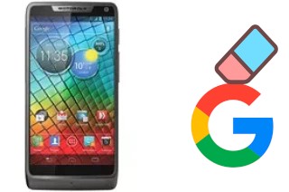 Come eliminare l'account Google su Motorola RAZR i XT890