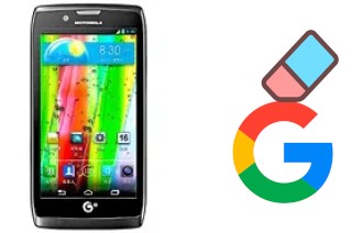 Come eliminare l'account Google su Motorola RAZR V MT887