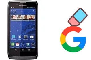 Come eliminare l'account Google su Motorola RAZR V XT885